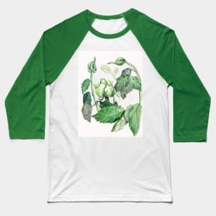 Green Rose Baseball T-Shirt